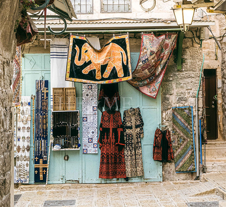 Storefronts in Jerusalem's Muslim Quarter