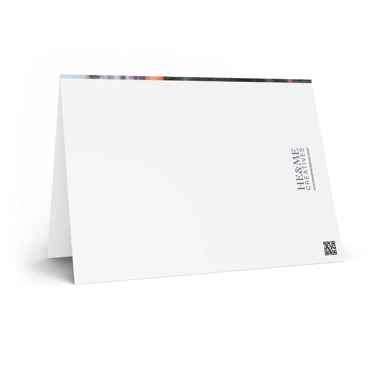 Haifa Pastel Painting Greeting Card — Soft Coastal Art Note Card
